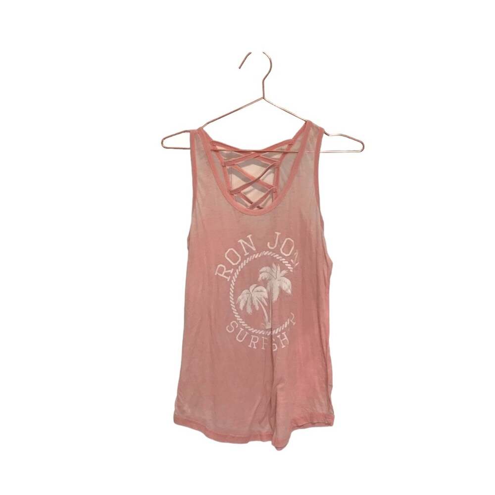 Ron jon surf shop palm tree roses cross detail in back size small